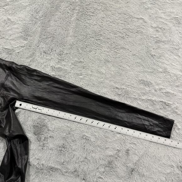 Spanx Leggings Womens Medium Faux Leather High Rise Slimming Shapewear Pants - Picture 7 of 9